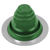 Проходка прямая Master Flash №1 диаметром 6-50 мм, 115х115 мм, зелёный, силикон