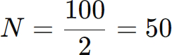 Формула расчёта количества секций забора (пример)