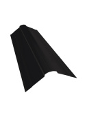 Планка фигурного конька 150x150 Grand Line с покрытием Полиэстер 0,45 мм RAL 9005