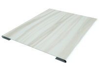 Планка стыковочная простая Grand Line с покрытием Print Elite 0,45 мм White Wood TwinColor