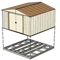 Основание для хозблока Barnas