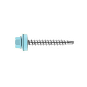 Кровельный саморез по дереву Daxmer 4,8x50 RAL 6033 (150 шт) сверло №1
