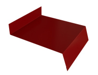 Отлив простой 100 Grand Line с покрытием Satin Matt TX 0,5 мм RAL 3005