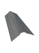 Планка фигурного конька 150x150 Grand Line с покрытием Полиэстер 0,45 мм RAL 7016