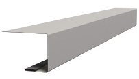 Планка завершающая для Кликфальц Pro Grand Line с покрытием Satin 0,5 мм RAL 9006