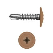 Саморез с прессшайбой по металлу 4,2x16 RAL 8023 (1000 шт)