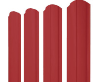 Штакетник фигурный Grand Line Полукруглый Slim с покрытием Полиэстер 0,45 мм RAL 3003