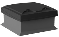 Кровельный люк Vilpe Multiroof 300 для битумной кровли Чёрный