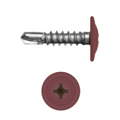 Саморез с прессшайбой по металлу Daxmer Pro 4,2x16 RAL 3005 (1000 шт)