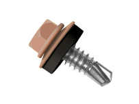 Кровельный саморез по металлу Daxmer 5,5x19 RAL 2001 (250 шт) сверло №3