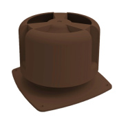 Основание для шахты Krovent Base-VT 270x270 мм с колпаком Hupcap 270 Коричневый