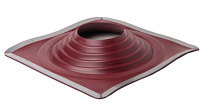 Проходка прямая Master Flash №9 диаметром 254-502 мм, 600х600 мм, красный, силикон