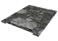 Планка стыковочная простая Grand Line с покрытием Print Elite 0,45 мм King Stone TwinColor