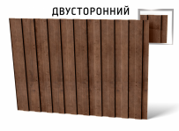 Профнастил С10-1150 (A) с покрытием Print Elite двусторонний 0.45 мм Antique Wood (под дерево)