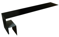 Планка околооконная сложная 200x50x18 (j-фаска) Grand Line с покрытием Drap ST 0,45 мм RAL 9005