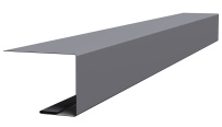 Планка завершающая для фальца Grand Line с покрытием Drap TX 0,45 мм RAL 7004