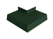 Угол отлива 100 внешний Grand Line с покрытием GreenСoat Pural 0,5 мм RR 11
