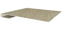 Планка завершающая Grand Line с покрытием Print Premium 0,45 мм Golden Wood Fresh