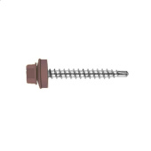Кровельный саморез по дереву Daxmer 4,8x70 RAL 3009 (100 шт) сверло №1