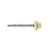 Кровельный саморез по дереву Daxmer 4,8x35 RAL 1013 (250 шт) сверло №1