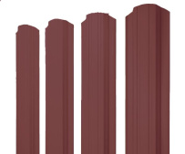 Штакетник фигурный Grand Line Прямоугольный с покрытием Полиэстер 0,45 мм RAL 3005