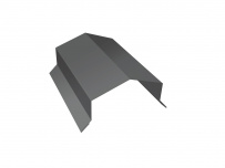 Парапетная крышка угольная 250 мм с покрытием Rooftop Matte 0.5 мм