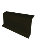 Планка примыкания в штробу Grand Line с покрытием Drap ST 0,45 мм RAL 9005