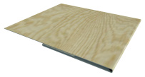 Планка финишная 48x25 Grand Line с покрытием Print Elite двусторонний 0,45 мм Golden Wood