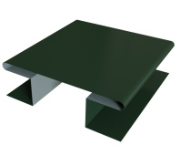 Планка H-образная стыковочная сложная Grand Line с покрытием GreenCoat Pural Matt 0,5 мм RR 11