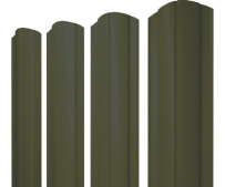 Штакетник фигурный Grand Line Круглый с покрытием Drap ST 0,45 мм RAL 7016