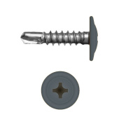 Саморез с прессшайбой по металлу 4,2x16 RAL 7016 (1000 шт)
