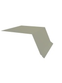 Планка капельник 100x55 Grand Line с покрытием Полиэстер 0,4 мм RAL 7004