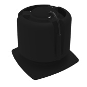 Основание для шахты Krovent Base-VT 270x270 мм с колпаком Hupcap Moto 190/125 Чёрный