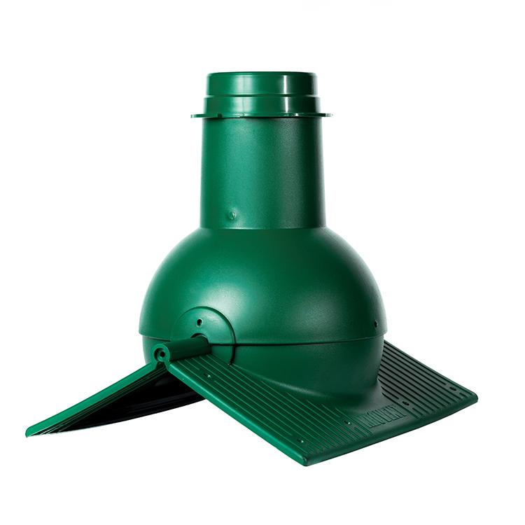 Кровельный вентиль коньковый Krovent Pipe-cone Зелёный – купить в ...