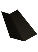Планка верхней ендовы 115x30x115 Grand Line с покрытием Drap 0,45 мм RAL 9005