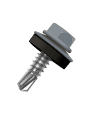 Кровельный саморез по металлу Daxmer 4,8x19 RAL 7015 (400 шт) сверло №2