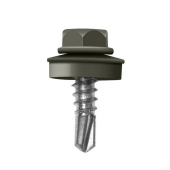 Кровельный саморез по дереву Daxmer 4,8x29 RAL 7044 (250 шт) сверло №1
