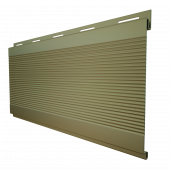 Металлический сайдинг с плёнкой Grand Line Вертикаль Gofr RAL 7005 с покрытием Полиэстер 0.45 мм