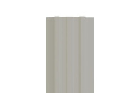 Штакетник Металл Профиль Lane-T 16,5x99 с покрытием NormanMP 0,5 мм RAL 9006