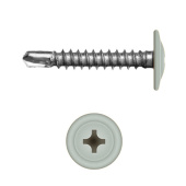 Саморез с прессшайбой по металлу 4,2x25 RAL 7035 (500 шт)