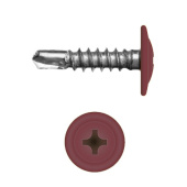 Саморез с прессшайбой по металлу 4,2x16 RAL 3005 (1000 шт)