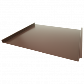 Двойной стоячий фальц Grand Line RAL 3005 с покрытием Satin 0.5 мм