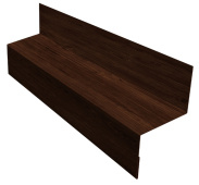 Отлив межэтажный 35 Grand Line с покрытием Print Elite 0,45 мм Cherry Wood TwinColor