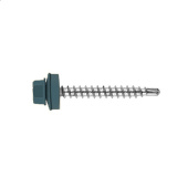 Кровельный саморез по дереву Daxmer 4,8x70 RAL 5000 (100 шт) сверло №1