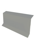 Планка примыкания в штробу Grand Line с покрытием GreenCoat Pural Matt 0,5 мм RR 21
