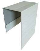 Планка П-образная Блок-Хаус new Grand Line с покрытием Print Elite 0,45 мм Milky Wood TwinColor