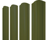 Штакетник фигурный Grand Line Круглый с покрытием GreenCoat Pural Matt 0,5 мм RR 11