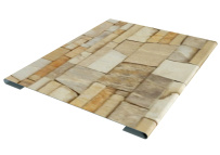 Планка стыковочная простая Grand Line с покрытием Print Elite 0,45 мм Sand Stone TwinColor