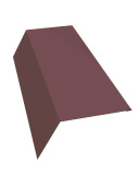 Карнизная планка 100x65 Grand Line с покрытием Satin 0,5 мм RAL 3005
