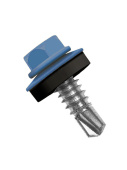 Кровельный саморез по металлу Daxmer 5,5x25 RAL 5017 (250 шт) сверло №3
